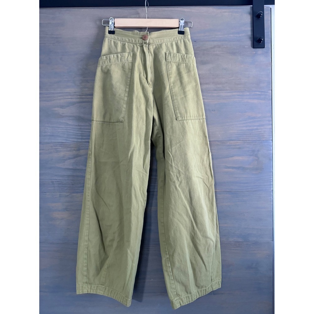 Ilana Kohn Boyd Pants‎ Cotton Wide Barrel Leg Lantern Utility Trousers XS